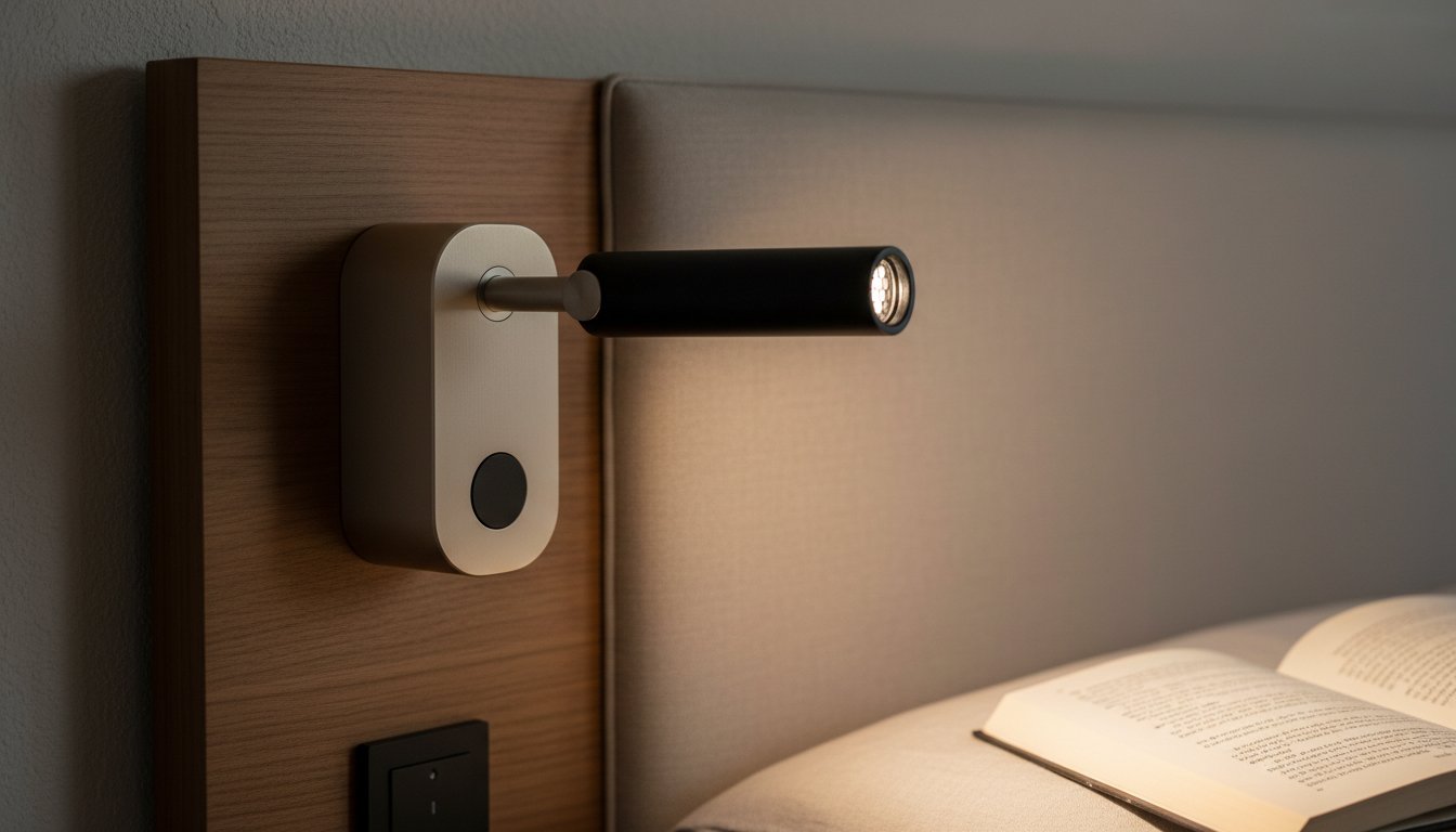 Otel Odasi Yatakbasi Okuma Lambasi