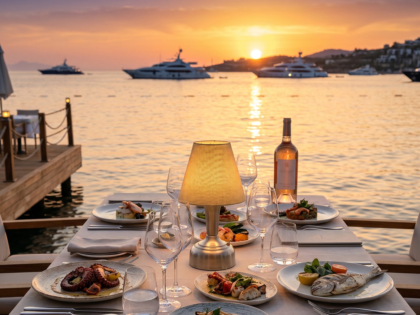 Restoran Masa Lambasi B Serisi Pilli Abajurlar