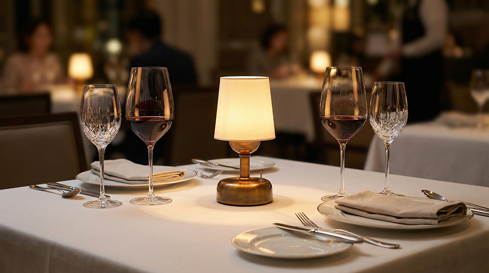 Restoran Atmosferinde Görünmez Mimari: Masa Üstü Aydınlatmanın Gücü